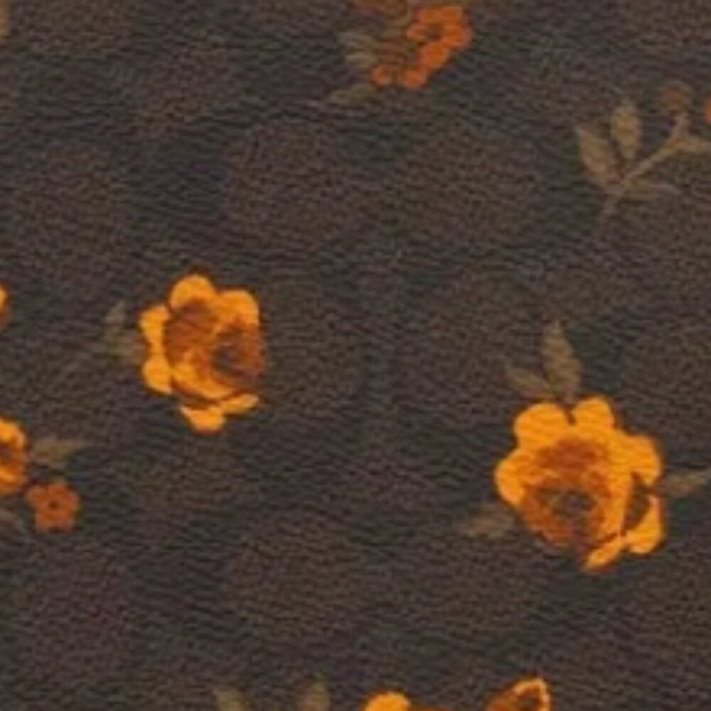 Notebook In Signature Canvas With Floral Print - Picture 2 of 4
